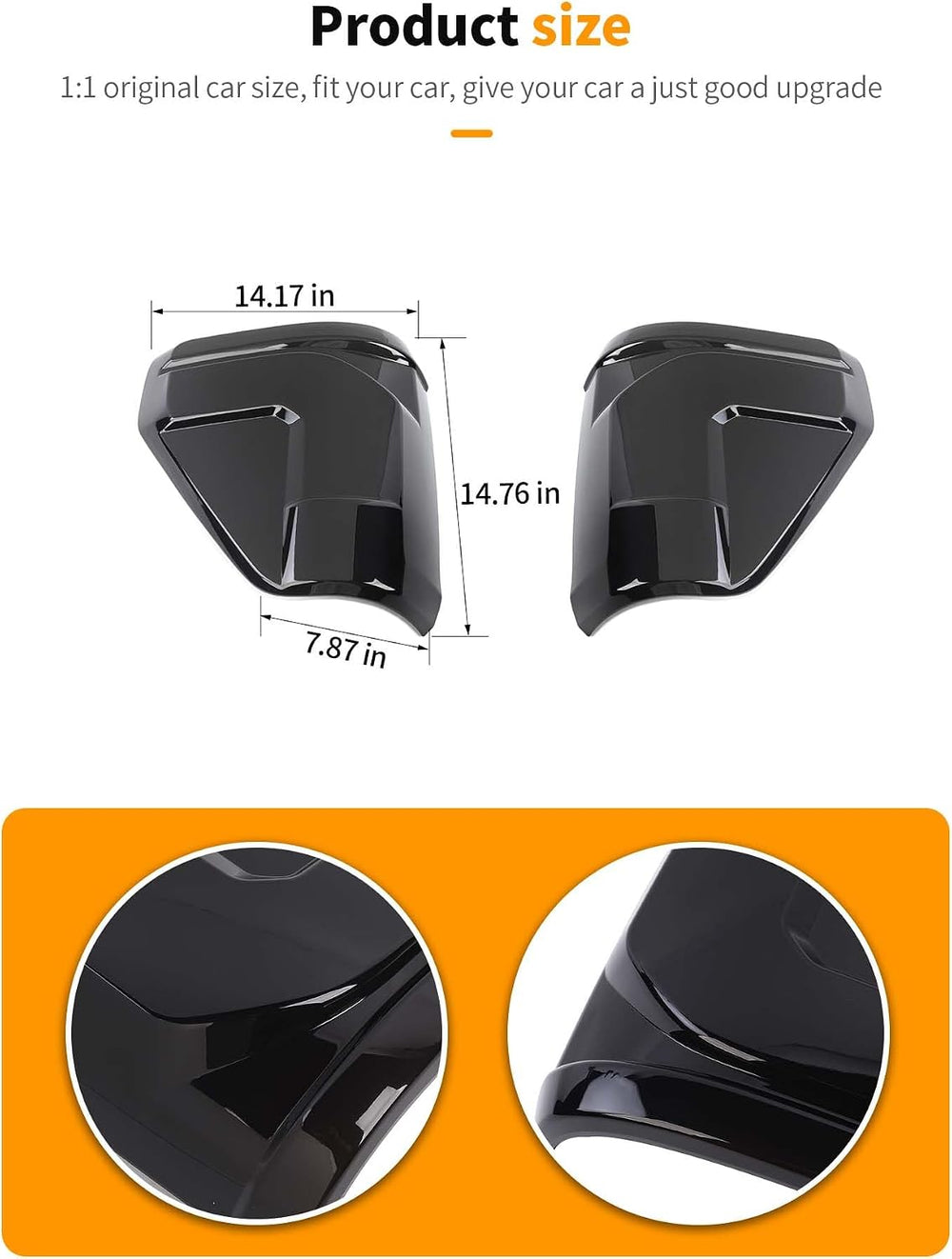 Hoolcar Tail Light Lamp Cover Guard Trim Compatible with Ford F150/Raptpr 202...