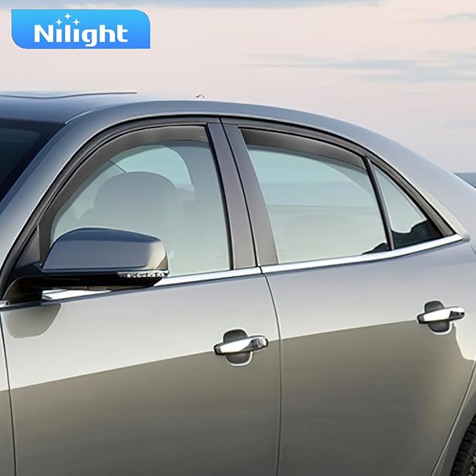 Nilight Vent Window Visors for Toyota Venza 2021 2022 2023 2024 2025, (4PCS)