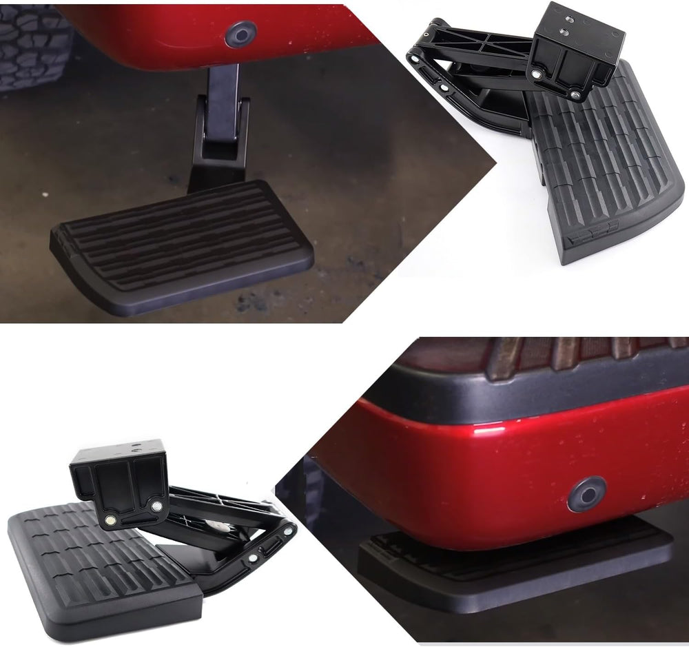 75302-01A Rear Bed Step Retractable Bumper Step for Ford F150 2006-2014, Fold...