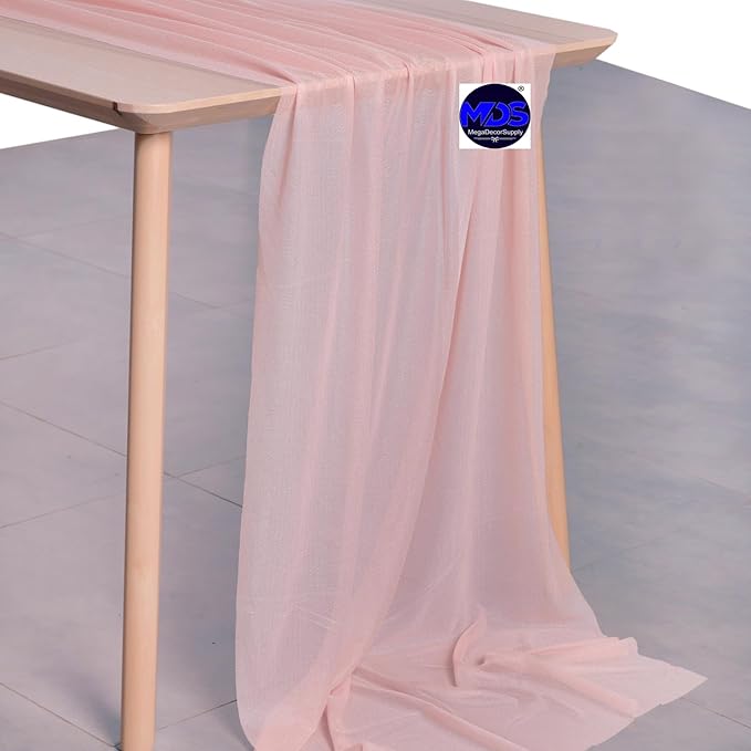 MDS Halloween Chiffon Table Runner - 12 Pack, 29 x 170 Inches, 14ft Each - Sh...