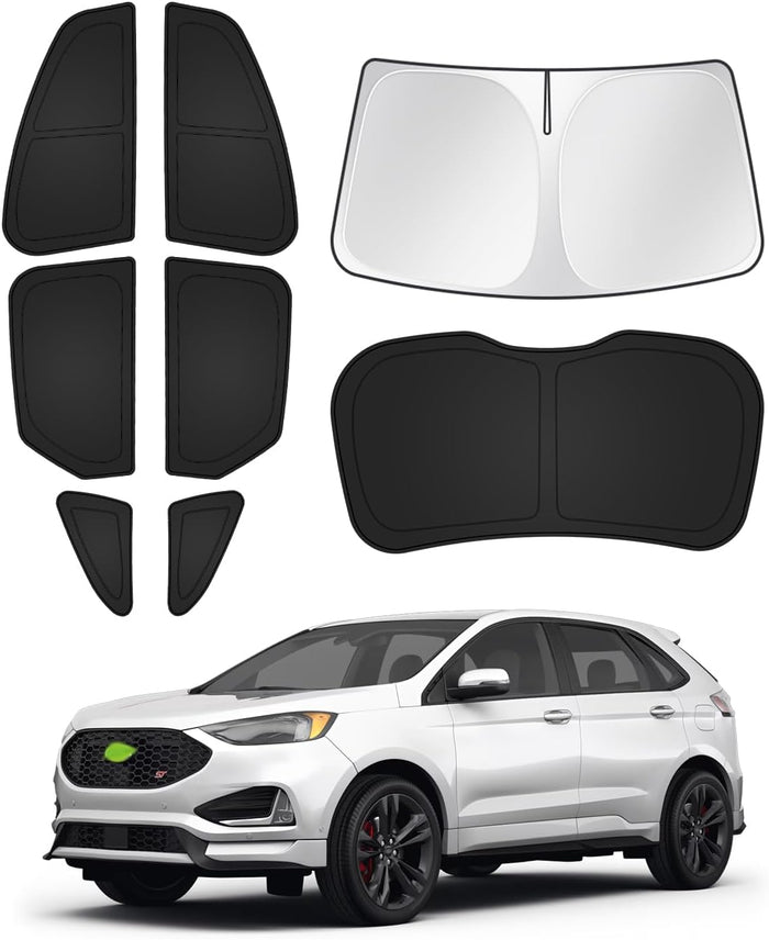 Sunshades for Ford Edge 2015-2024 Accessories Windshield Sun Shade Side Rear (8PCS)
