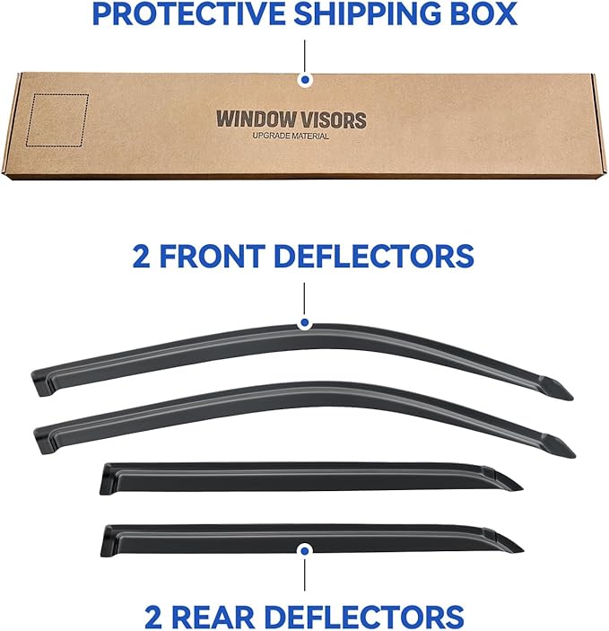 Window Visors Rain Guards Shield