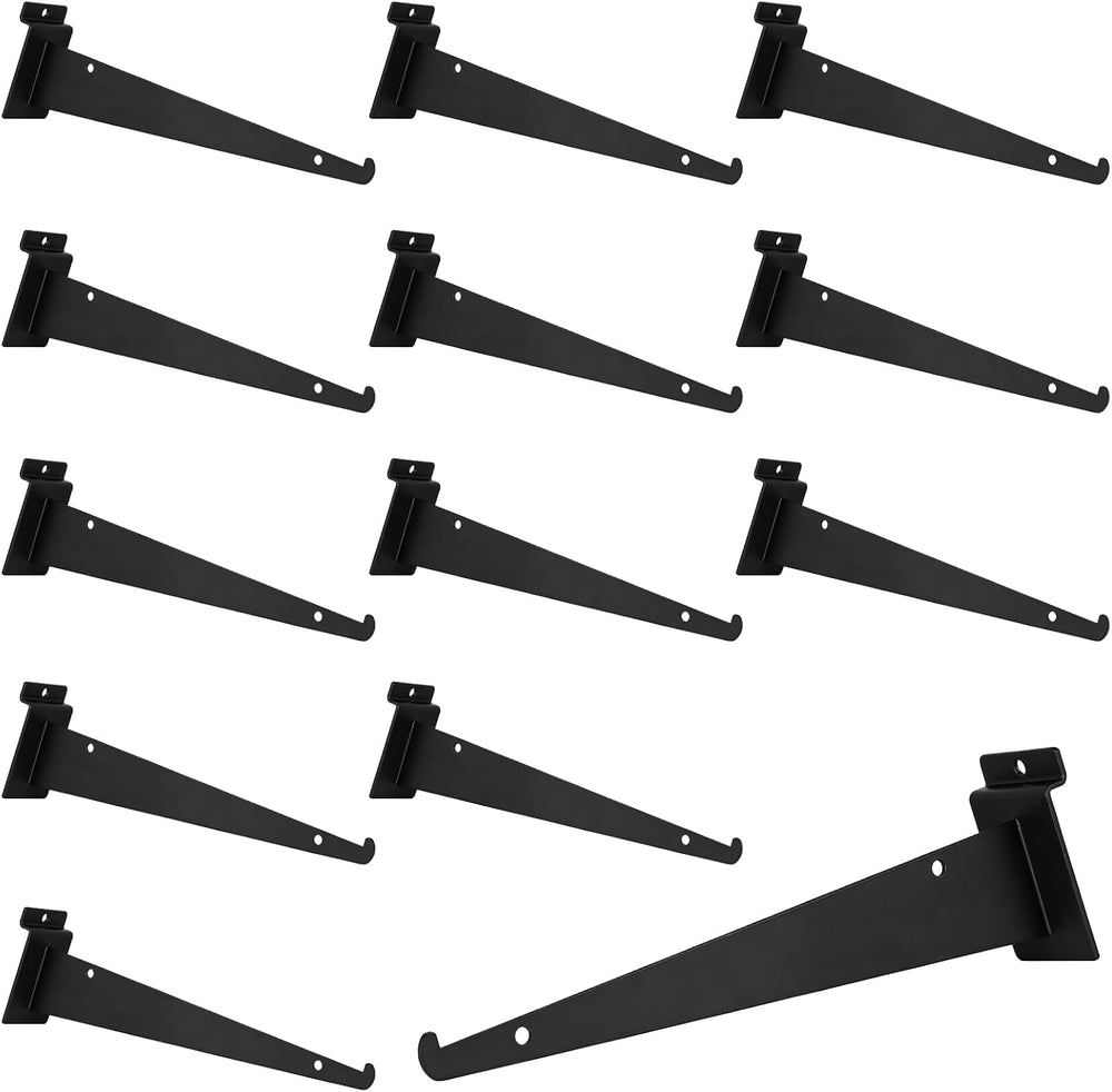 10 Inch Slatwall Shelf Bracket, Slatwall Accessories, Heavy Duty Slat Wall Sh...