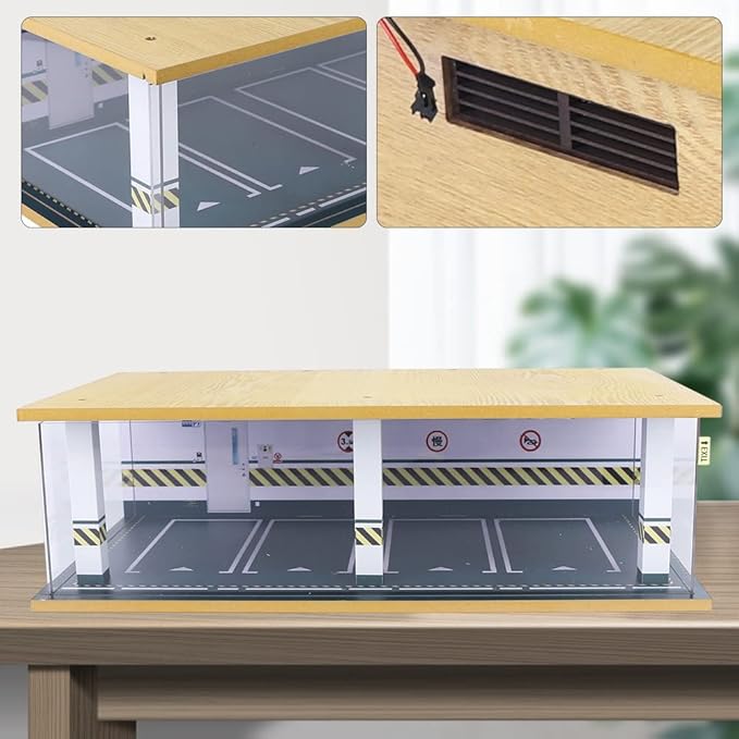 1/24 Parking Garage Model Car Garage Display Case