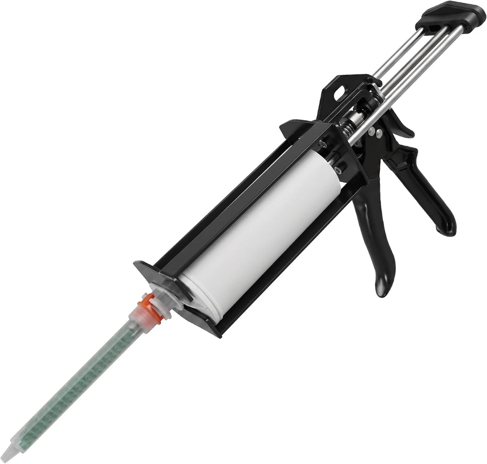 250ml Dual Cartridge Adhesive Dispenser Gun 10:1 Mix Ratio Black