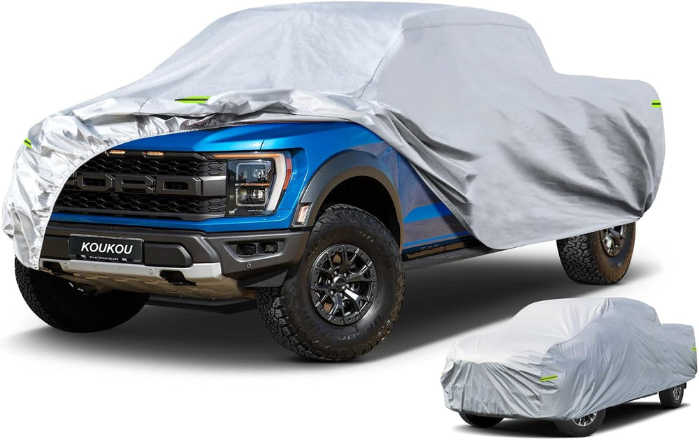 KouKou Truck Cover Waterproof All Weather, 6 Layers Full Pickup Outdoor Cover