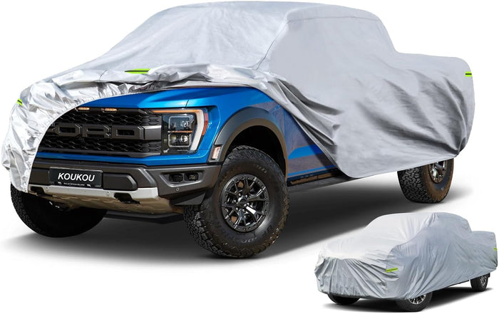 KouKou Truck Cover Waterproof All Weather, 6 Layers Full Pickup Outdoor Cover