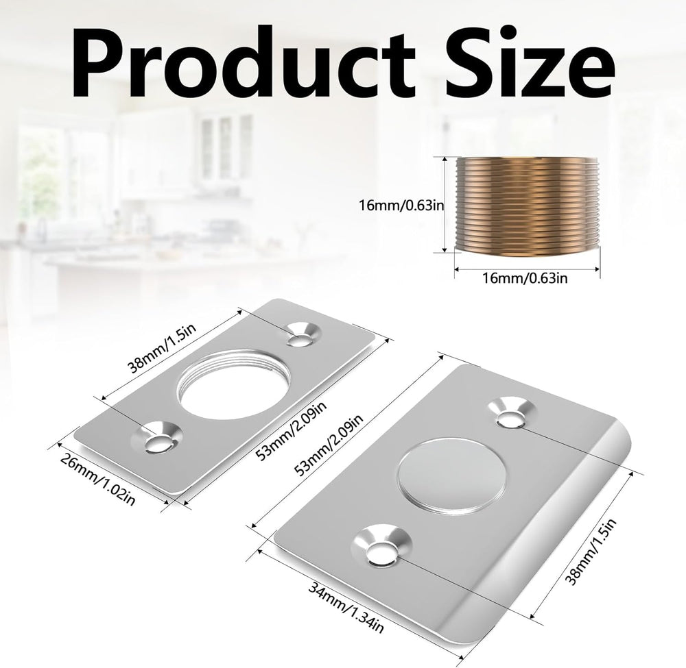 Tonitrui Upgraded Strong Magnetic Door Catch, Replacement for Traditional Doo...