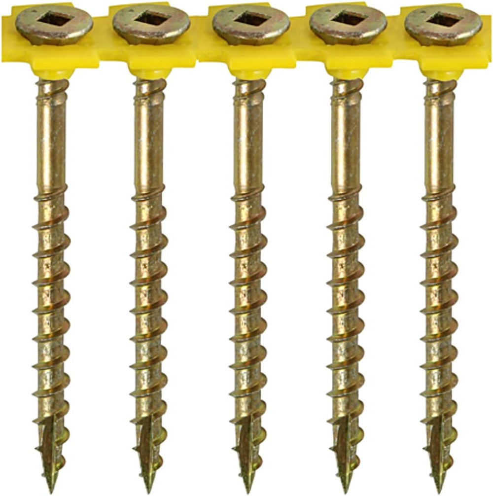 TIMco 00055COLLF ZYP Collated Flooring Screw 4.2 x 55 - Yellow (Box of 1000)