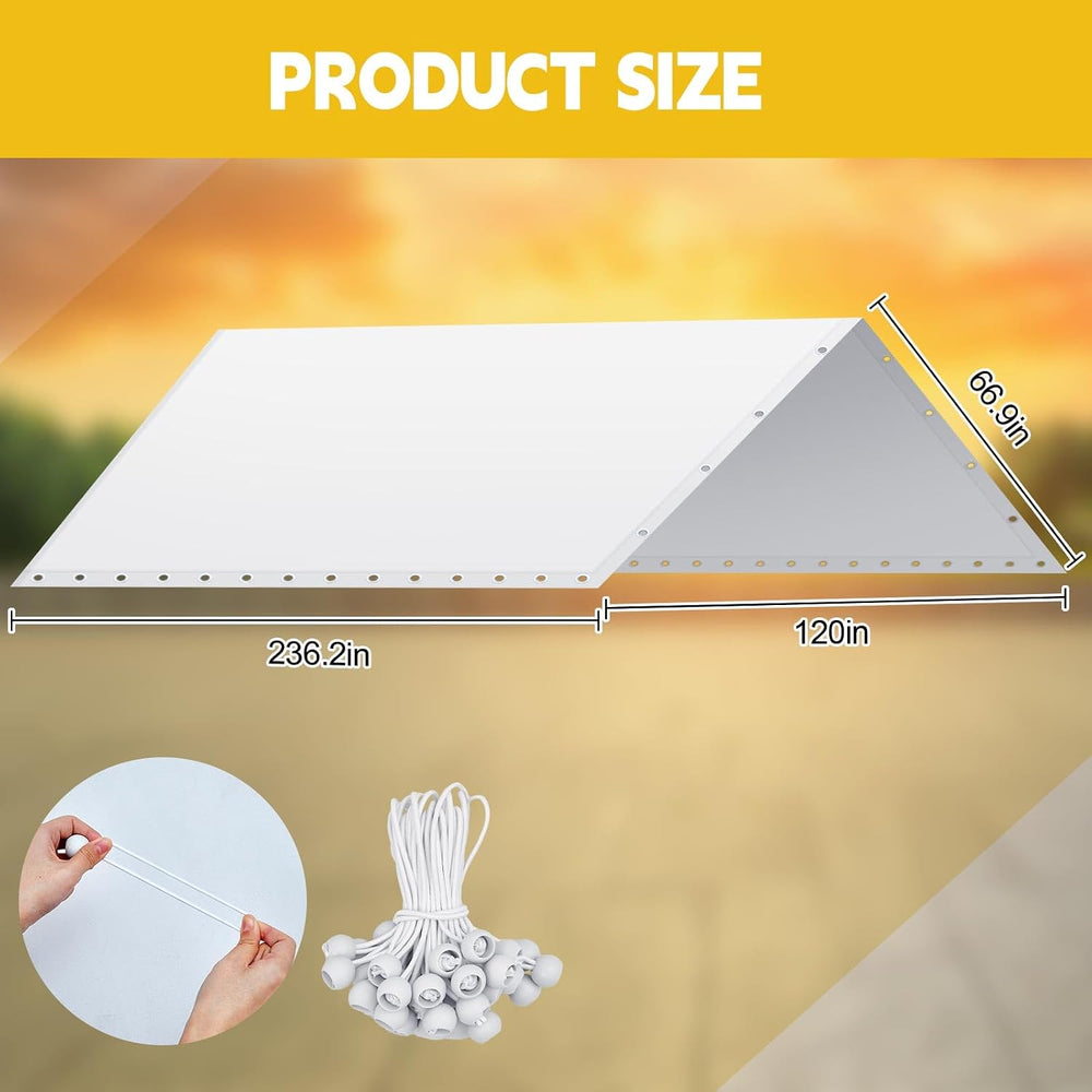 10 x 20 ft Heavy Duty Carport Canopy Waterproof Garage Car Shelter Tarp Tent ...