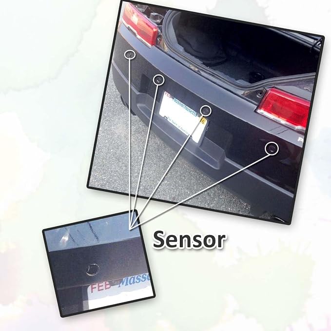 ZONETECH Car Reverse Backup Radar System (50 Pack)