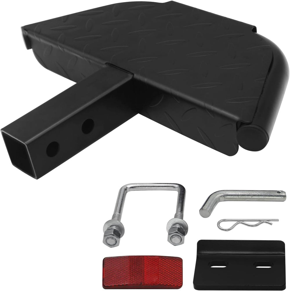 Hitch Step Anti Slip and Rust Towing Bumper Guard for Most Car SUV Truck Pick...