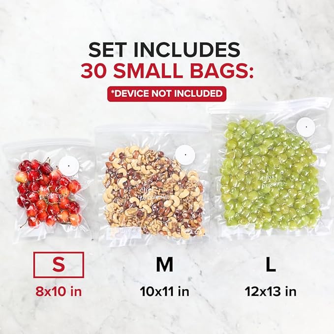 Chef Preserve Reusable Vacuum Sealer Bags