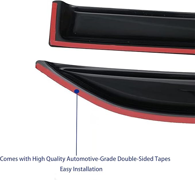 Window Visors Rain Guards fits 2017-2025 Pacifica, Out-Channel Window Wind