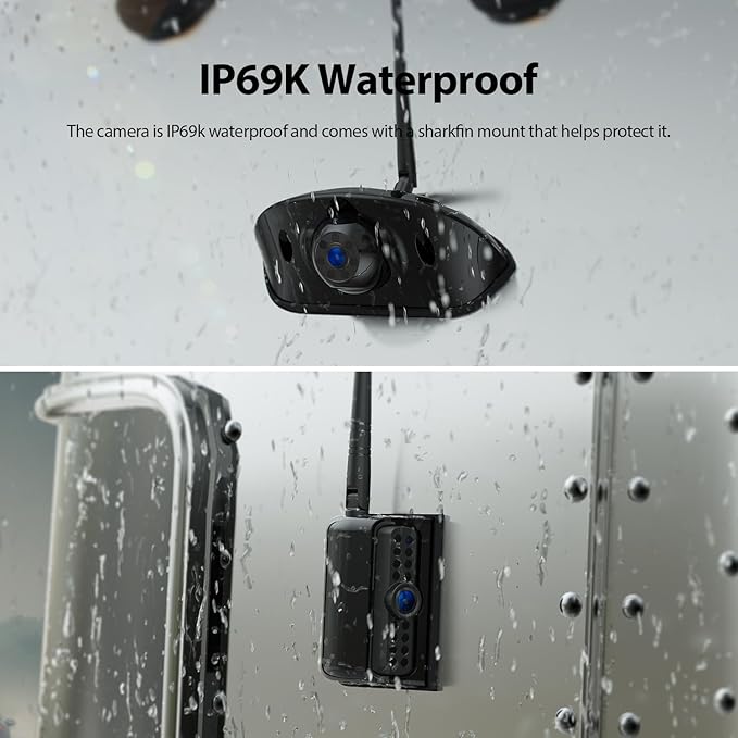 4 Cameras Wireless RV Backup System