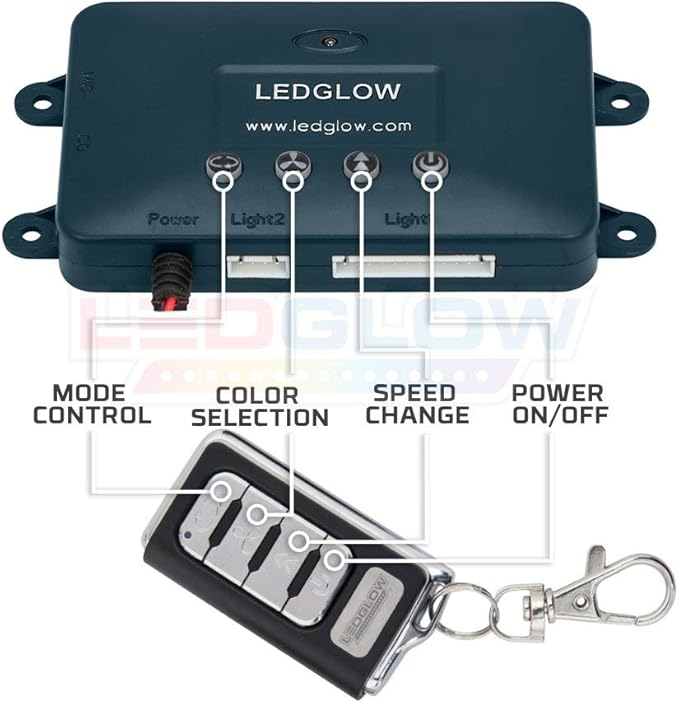 LEDGlow 6pc Million Color Multi-Color Truck LED Neon Underglow Accent Lighting