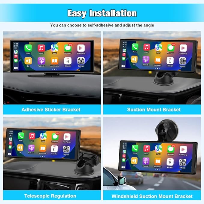 10.26" Portable Apple Carplay Screen