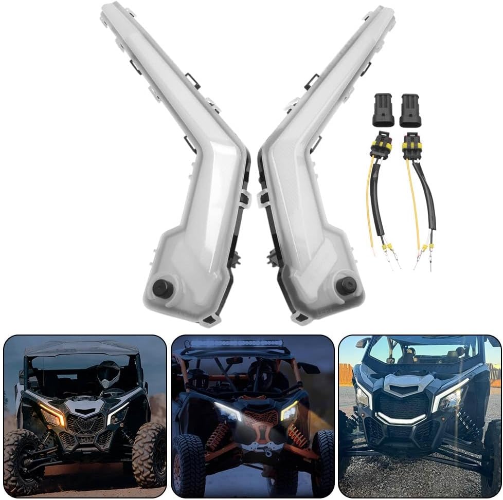 UTV Fang Lights Front Signature Lights Assembly Fit for Can-Am Maverick X3 an...