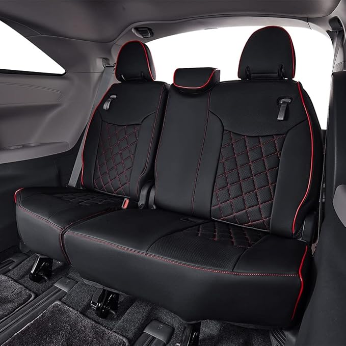 EKR Sienna Seat Covers for 2011-2020 Toyota Sienna L, 7 Seats, 2nd Row Captain