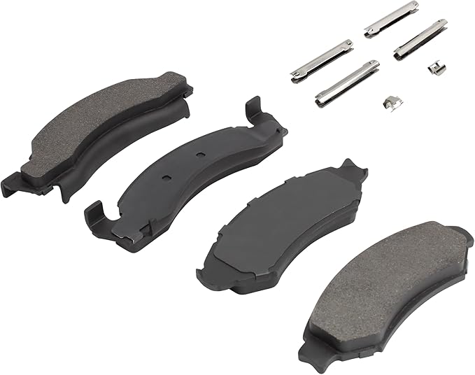 Premium Semi-Metallic Front Brake Pads Compatible