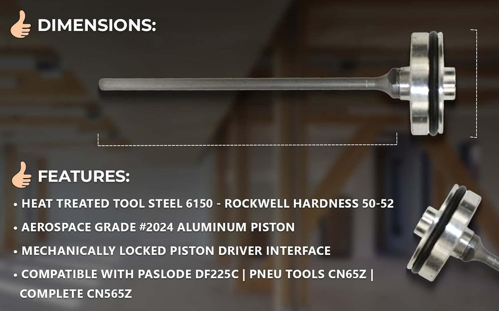 SP 502976U Aftermarket Piston Driver Compatible With Paslode/Duo-Fast DF225C ...