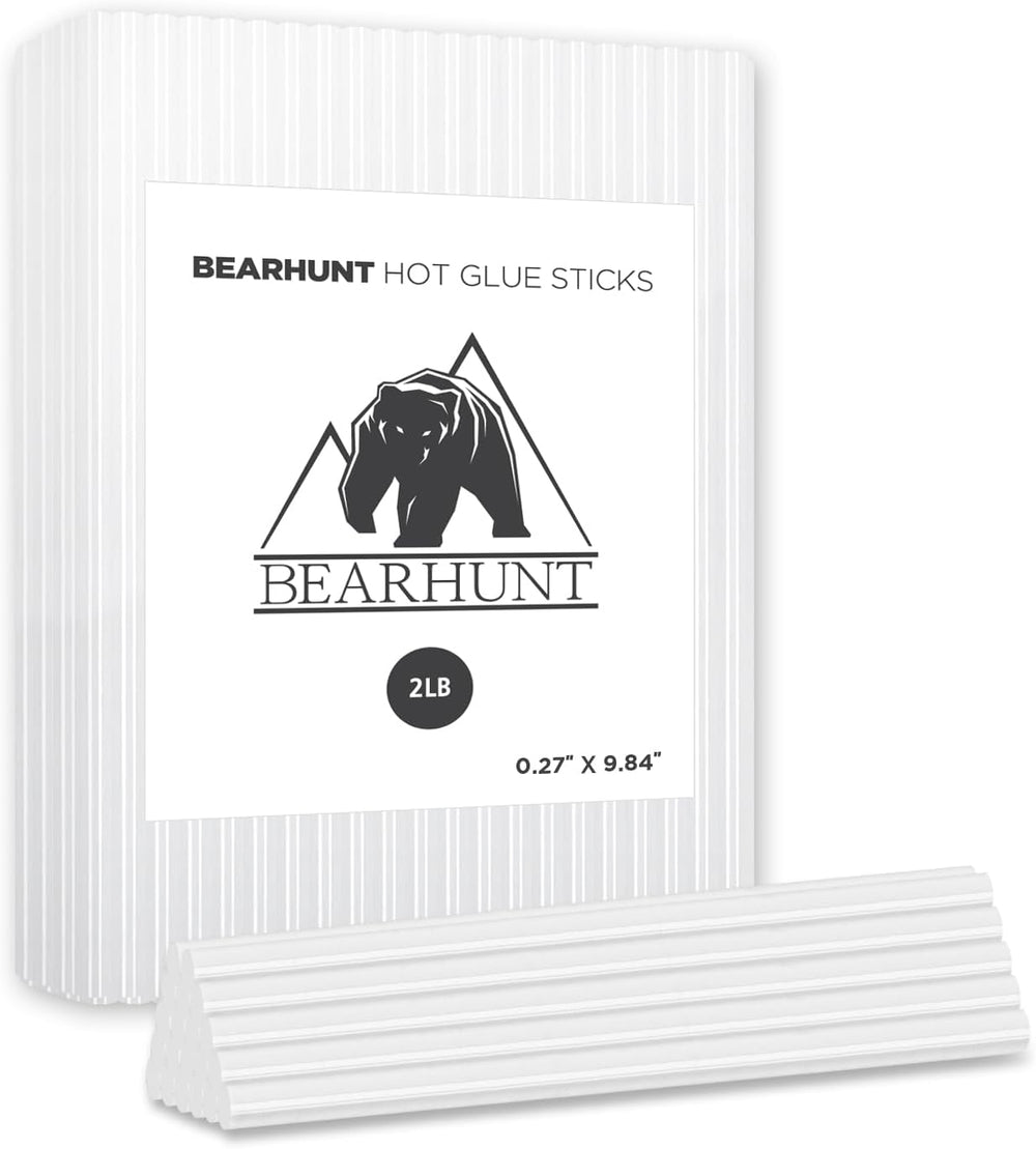 BEARHUNT Strong Hot Melt Glue Gun Sticks Bulk (0.27" X 9.84"_2lb)