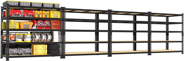 PrimeZone Heavy Duty Garage Storage Shelves (4PCS)