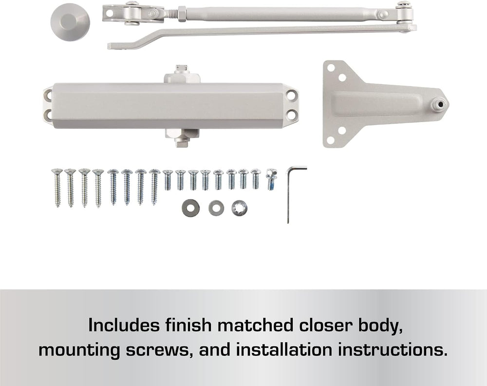 Brinks Commercial Aluminum Steel Hydraulic Door Closer Grade 1