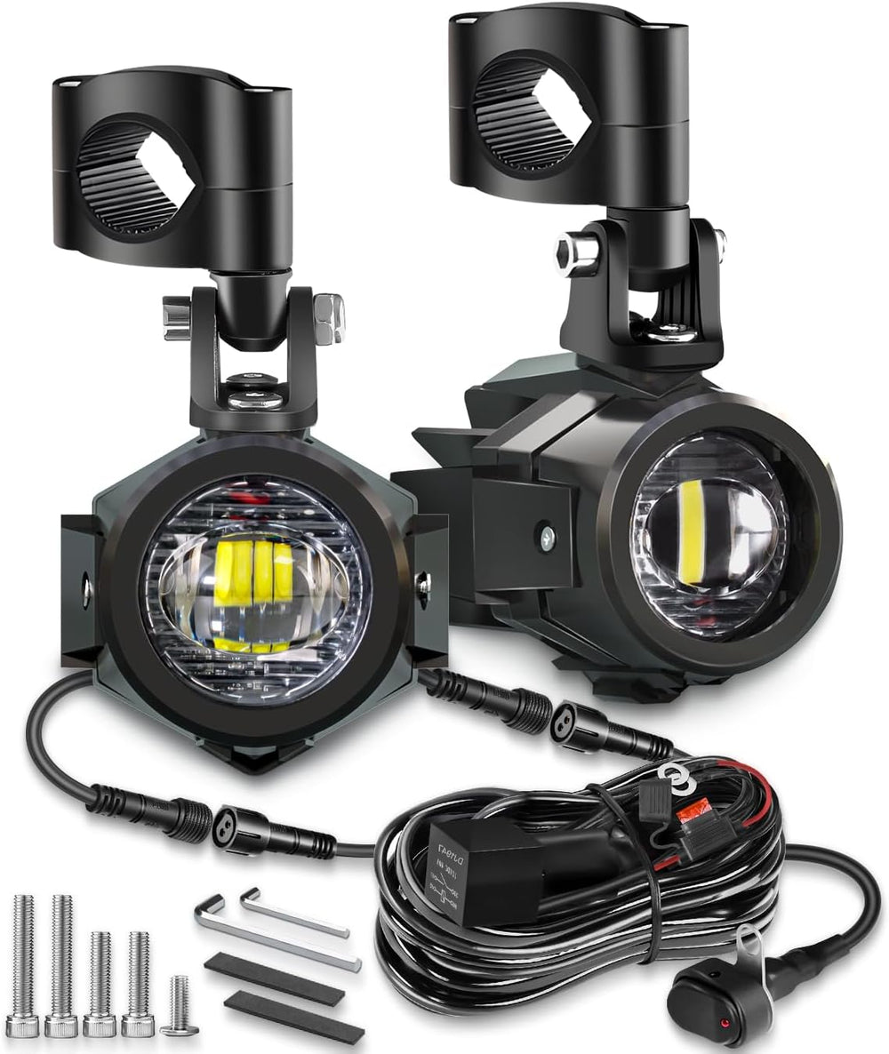 Motorcycle Auxiliary Lights Fog Lights Driving Lights Kit