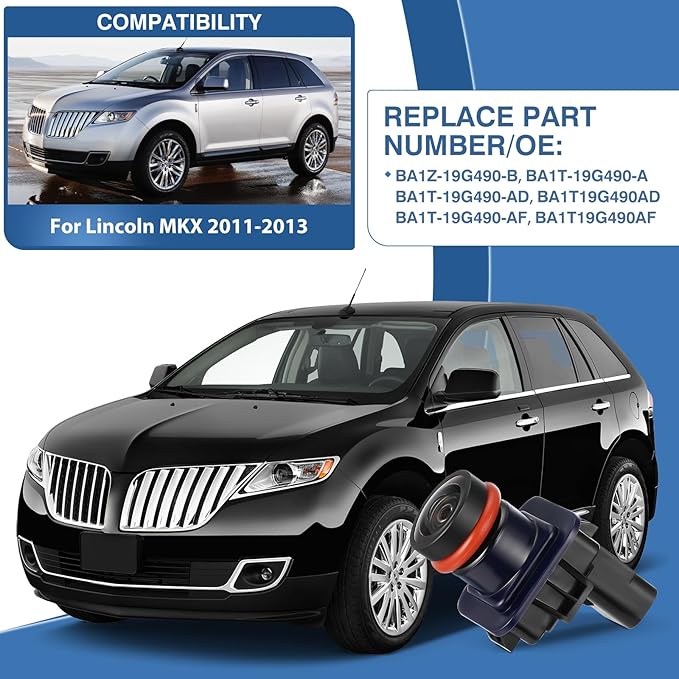 Rear View Backup Camera Fit for Lincoln MKX 2011-2013, Reversing Parking Assist