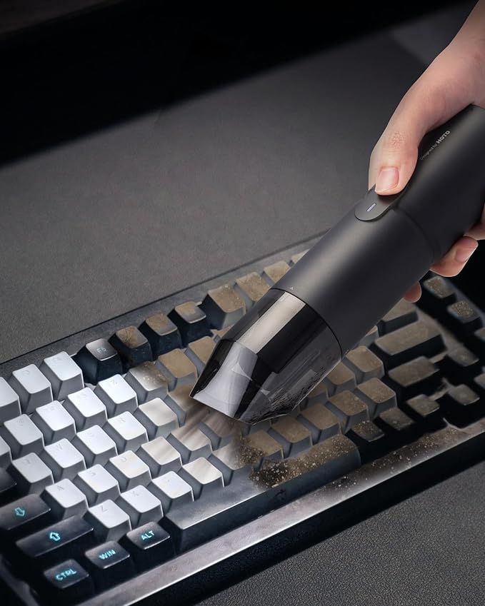 HOTO Handheld Vacuum Cleaner Cordless, Desk Vacuum Cleaner Compressed Electric