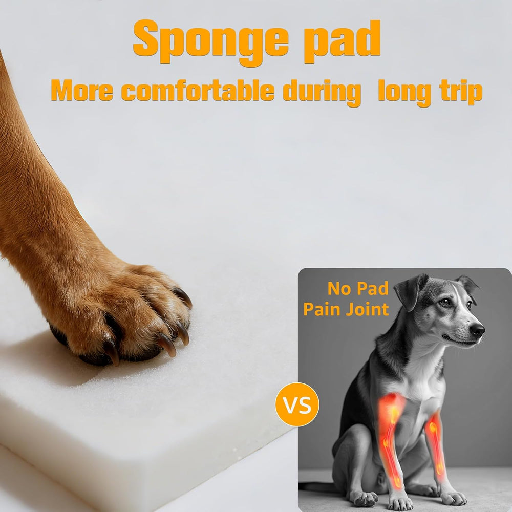 PETICON Dog Car Seat Cover for Back Seat, Hard Bottom Back Seat Extender