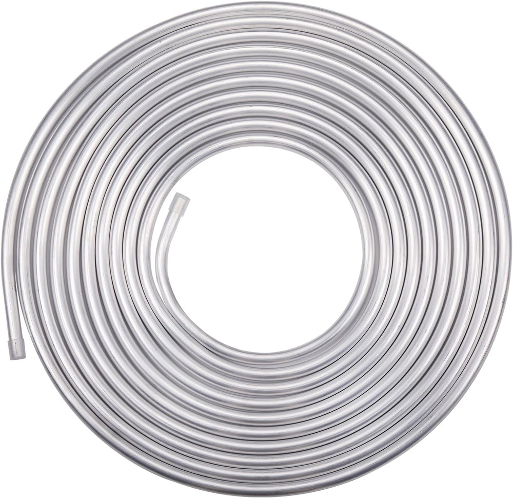 1/2" OD Aluminum Hard Fuel Line Hardline Tube Tubing Coil 25 Feet Roll