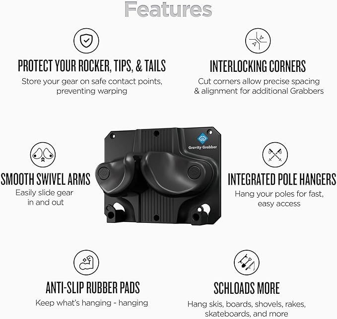 Ultimate Ski & Snowboard Wall Storage Rack