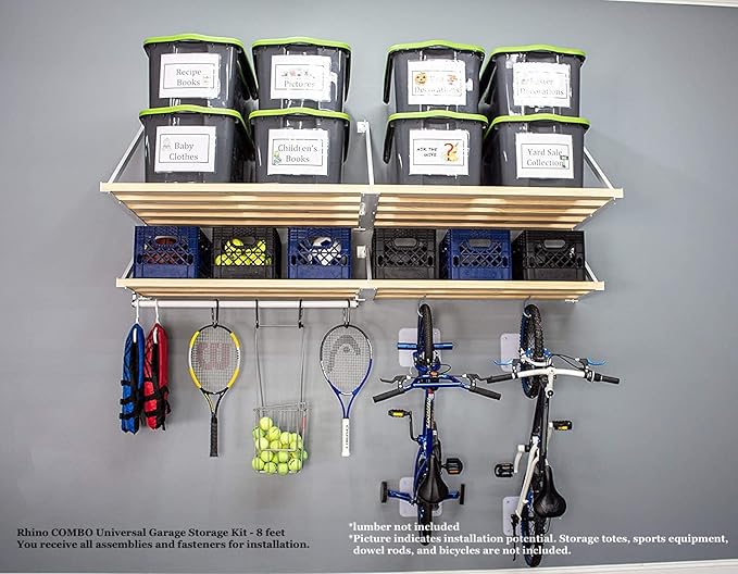 Rhino Combo Universal Garage Storage Kit