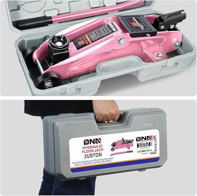 DNA MOTORING Low Profile Hydraulic Trolley Service/Floor Jack, 2 Ton Capacity...