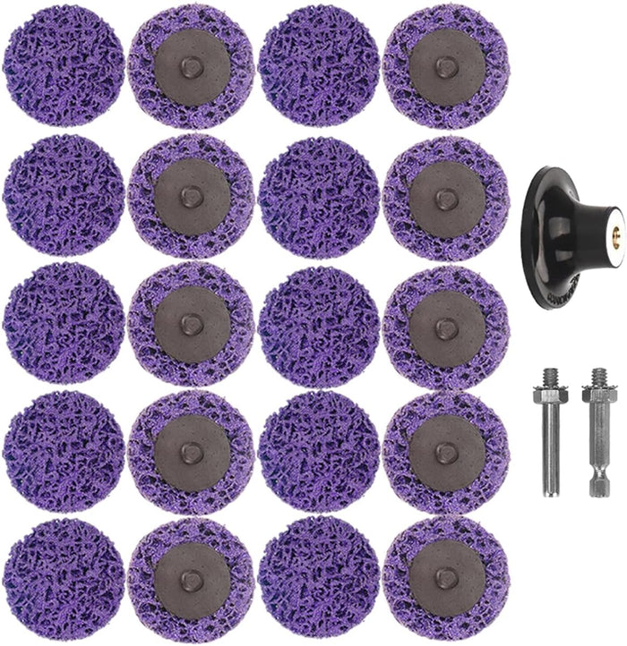 3" Quick Change Easy Strip Discs for Drill Die Grinder, air Grinders Attachment for Strips Paint, Cleans Welds Rust Removal Stripping Wheel(20 Pack)