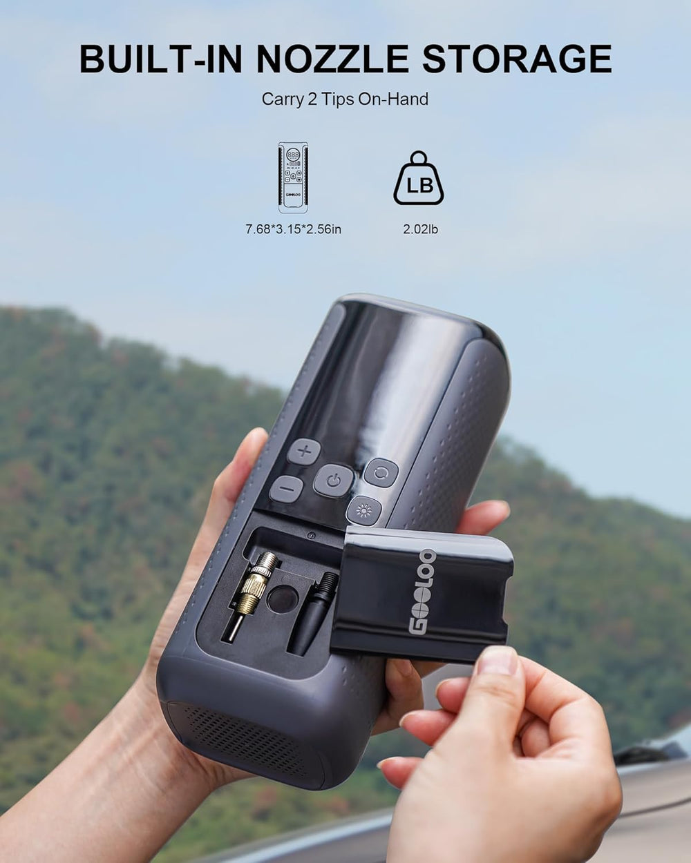 GOOLOO GT160 DUAL Heavy-Duty Tire Inflator Portable Air Compressor