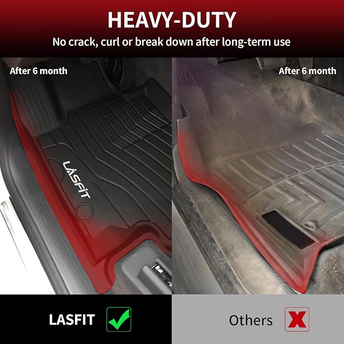 LASFIT Floor Mats & Cargo Mat for Mercedes Benz GLE SUV 2020-2026 350/450 /