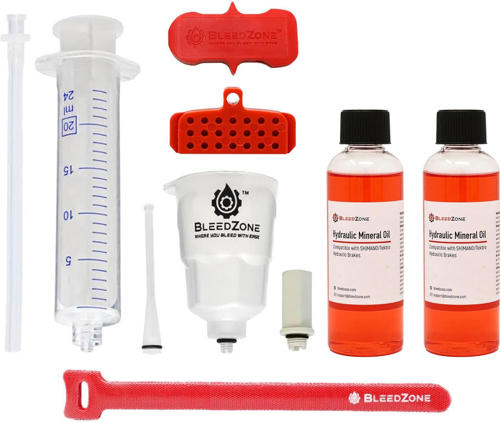 BleedZone Shimano Hydraulic Brake Bleed Kit with Mineral Oil