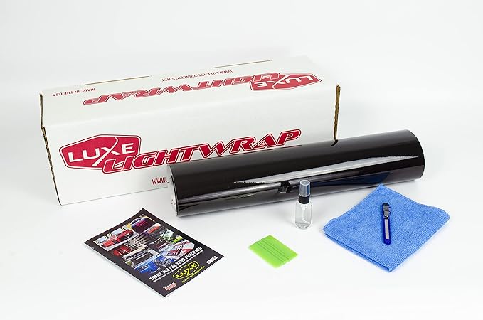 Luxe LightWrap Dark Smoke Universal Headlight Tint Light Tail Kit