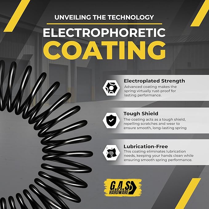 Garage Door Torsion Spring 218x1.75x24 Includes 1” Steel Bearing, Non-Slip