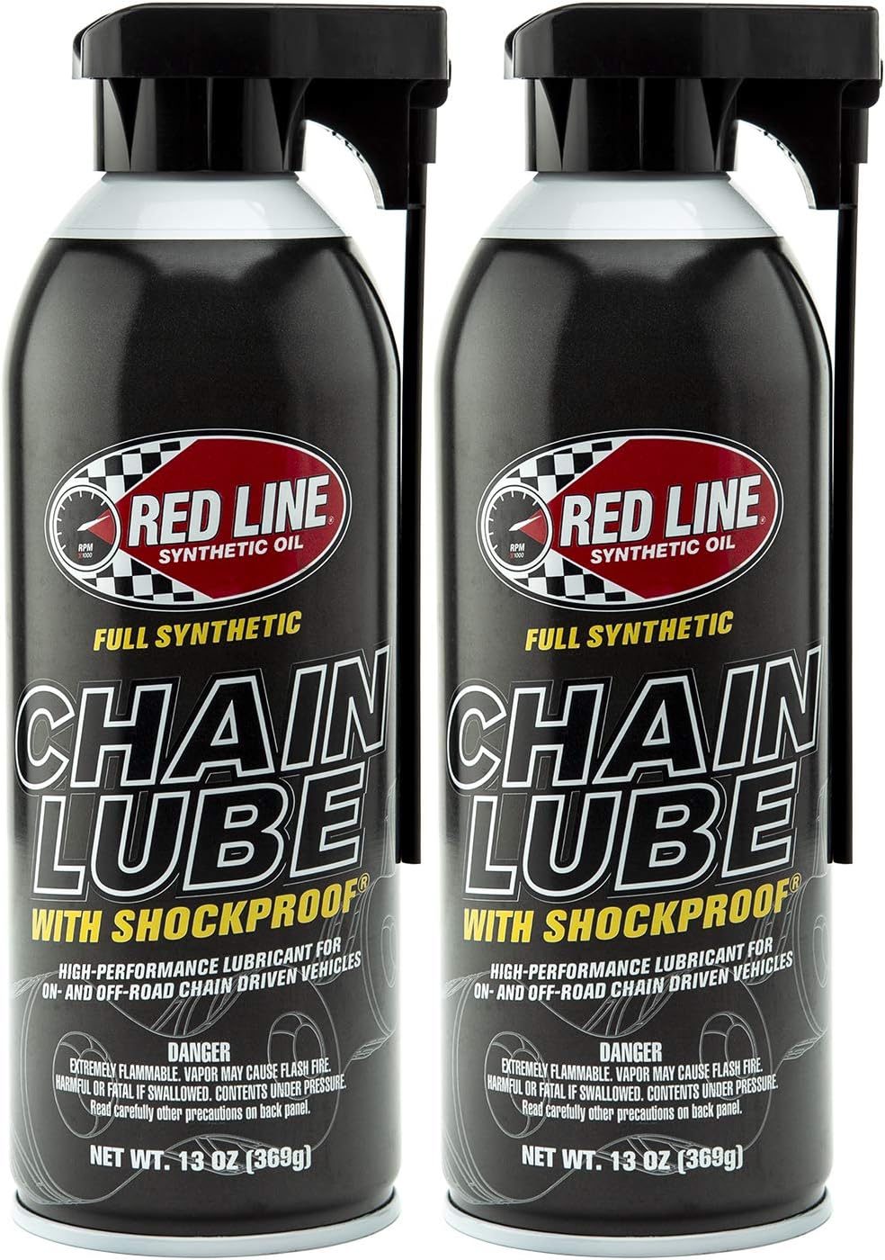 Red Line 43103 Chain Lube with Shockproof - 13 Ounce