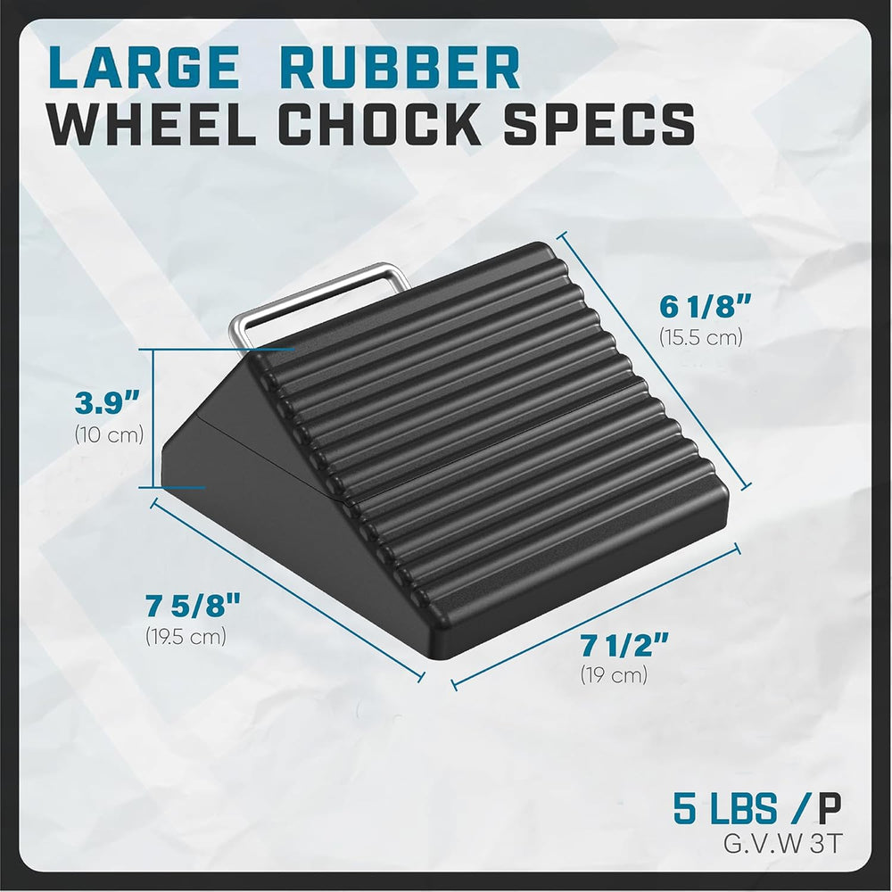 Wheel Chocks for Cars, RVs, Trucks, Trailers, and Vehicles G.V.W. up to 12T, ...