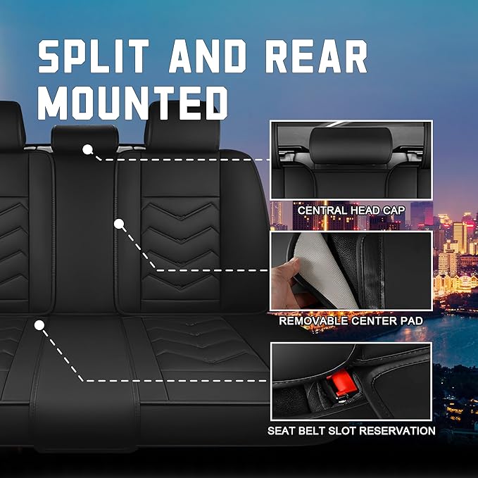 Car Seat Covers for Chrysler Pacifica 2004-2025, Stylish Sport Seat Cover