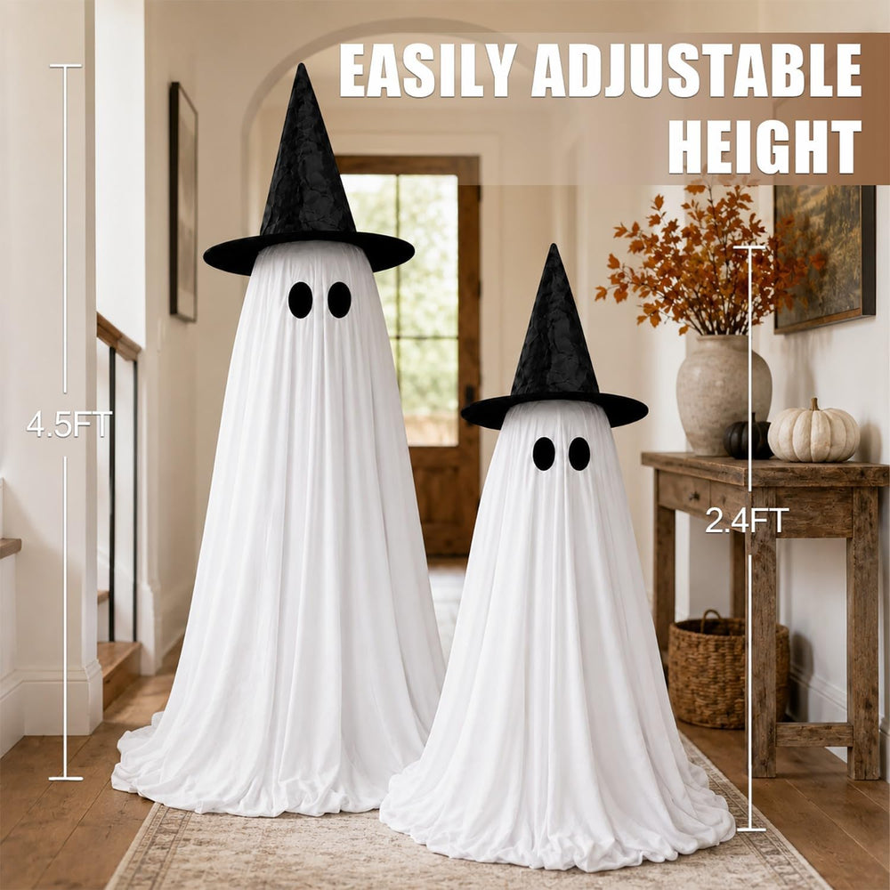 Halloween Ghost Decorations Indoor,Light Up Ghost Decor Indoor - 2 Pack