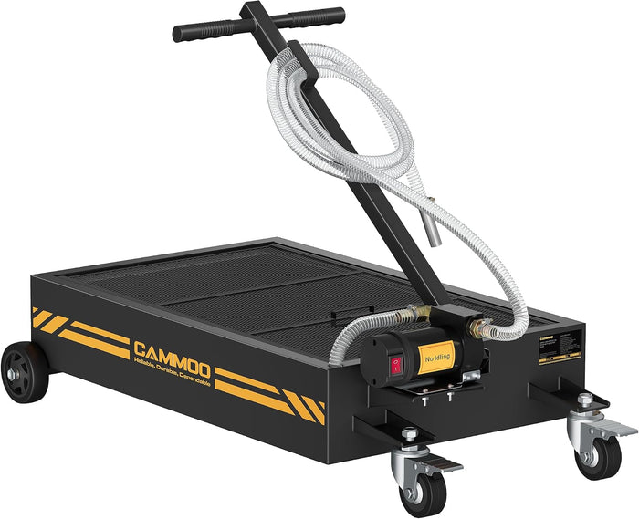 15 Gal Electric Oil Drain Pan, 110V High-Flow Pump, 9.8 FT Hose, 200 W Motor