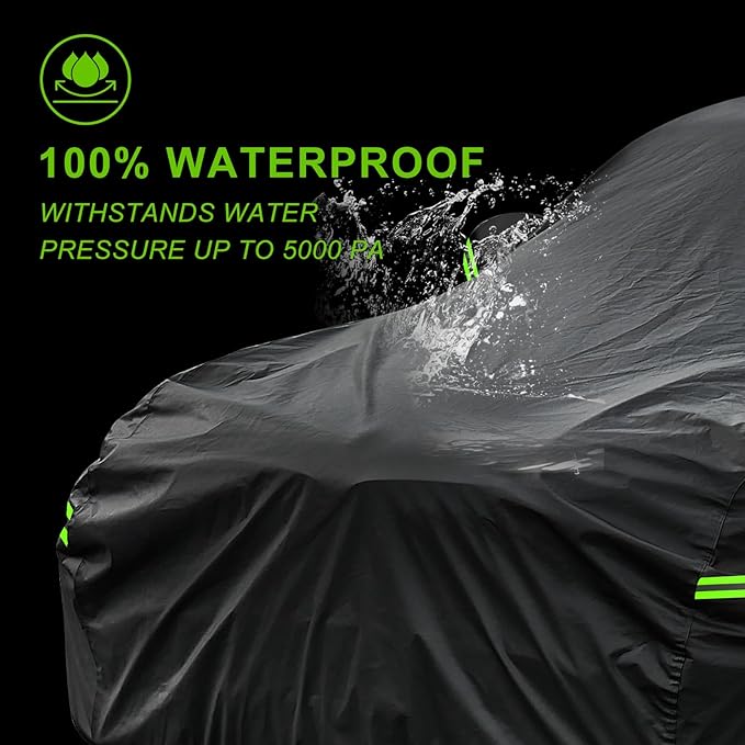 KouKou Car Cover Waterproof All Weather, 7 Layers Outdoor Car Covers