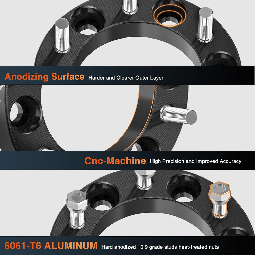 Nilight 6x135 Wheel Spacers for 2015-2022 Ford F150,1.5inch Wheel Spacers M14...