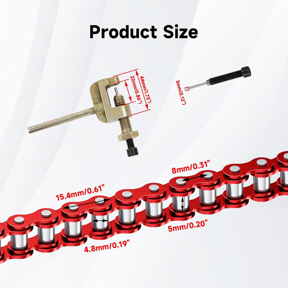 25H Chain 480 Link for Razor MX350 MX500 MX650 Dirt Rocket Bike